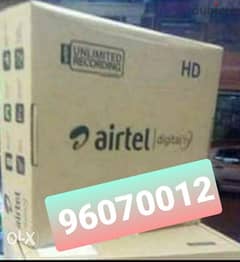 Airtel full HD recvier with subscription 0