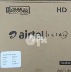 New,HD Airtel Receiver & subscription free six Months 0