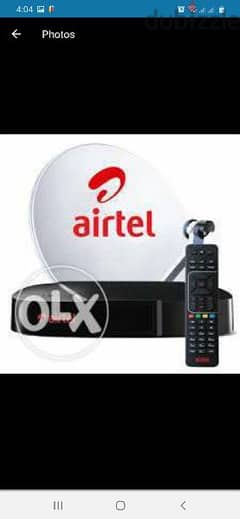 Airtel full HD recvier with subscription