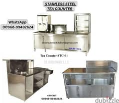 fabricating stainless steel tea counter