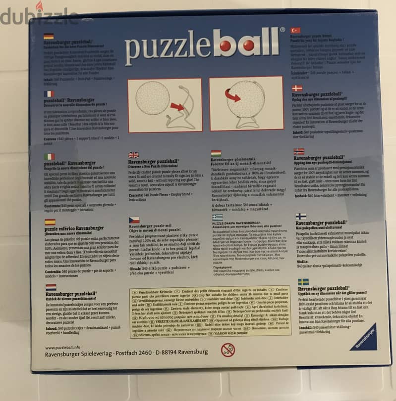 Globe - RAVENSBERGER Puzzle Ball 1