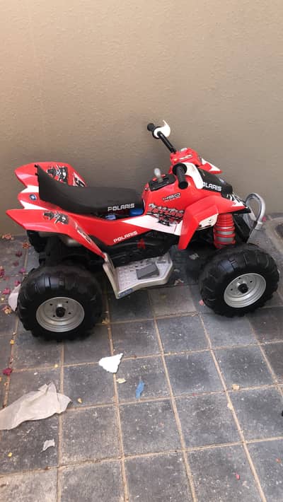 indoor/outdoor quad bike - kids (hard wheels not for sand dunes)