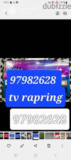 tv led lcd smart tv repairing fixing home services all muscat s 0