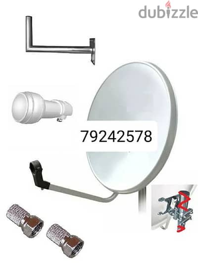 new satellite dish nileset arabset airtel dishtv fixing