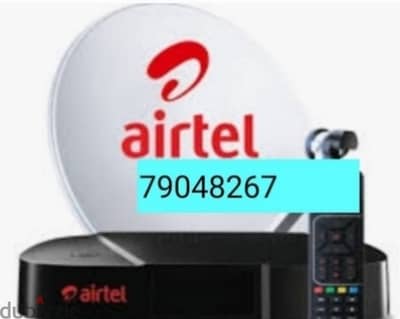All dish Airtel fixing nilesat Arabset Airtel installa