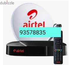 New Digital Airtel hd receiver with Six months Malyalam Tamil telgu ka