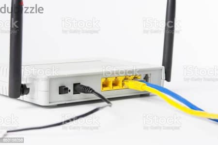 WiFi internet Shareing Solution Networking Cable pulling Configuration