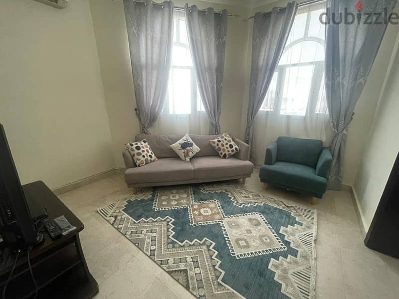 Golden opportunity for rent Al Khuwair 33 1 BHK furniture Near Saeed B 0