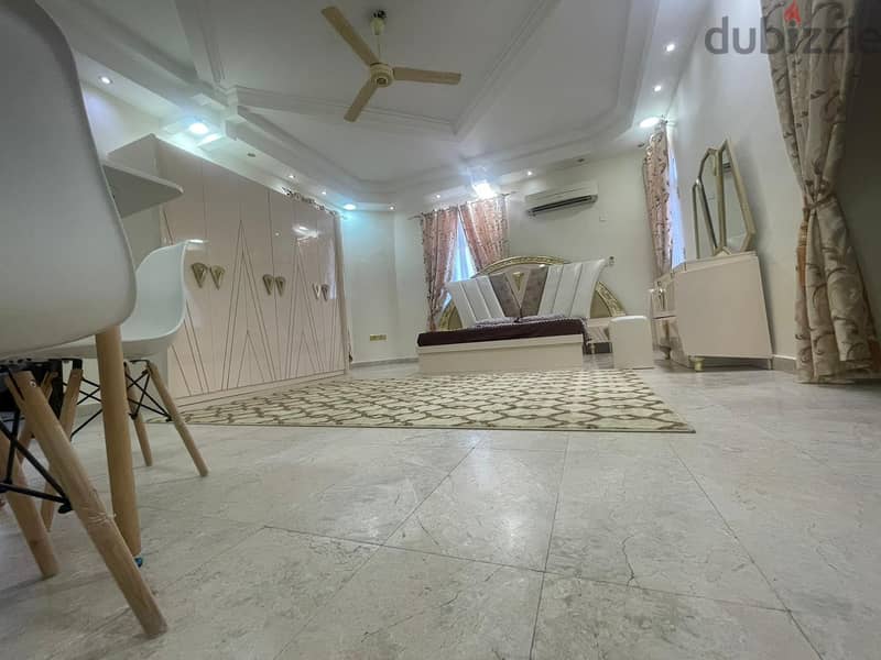 Golden opportunity for rent Al Khuwair 33 1 BHK furniture Near Saeed B 1