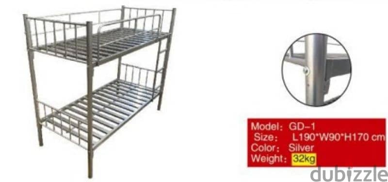 all types of bunk bed and single steel bed available 9