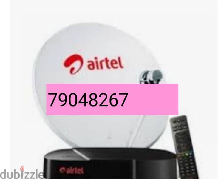 Airtel HD receiver sale and installation home sarvice 0