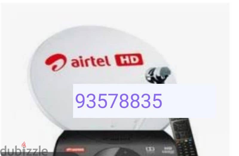 Airtel HD Setop box 6 month subscription all 0