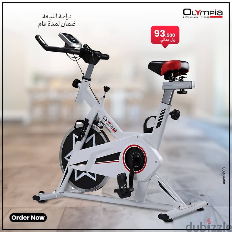 Olympia Sports Spin Bike / Indoor Cycle / Stationary Bike Offer 1