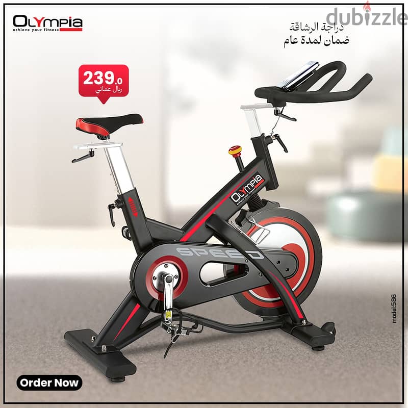 Olympia Sports Spin Bike / Indoor Cycle / Stationary Bike Offer 2