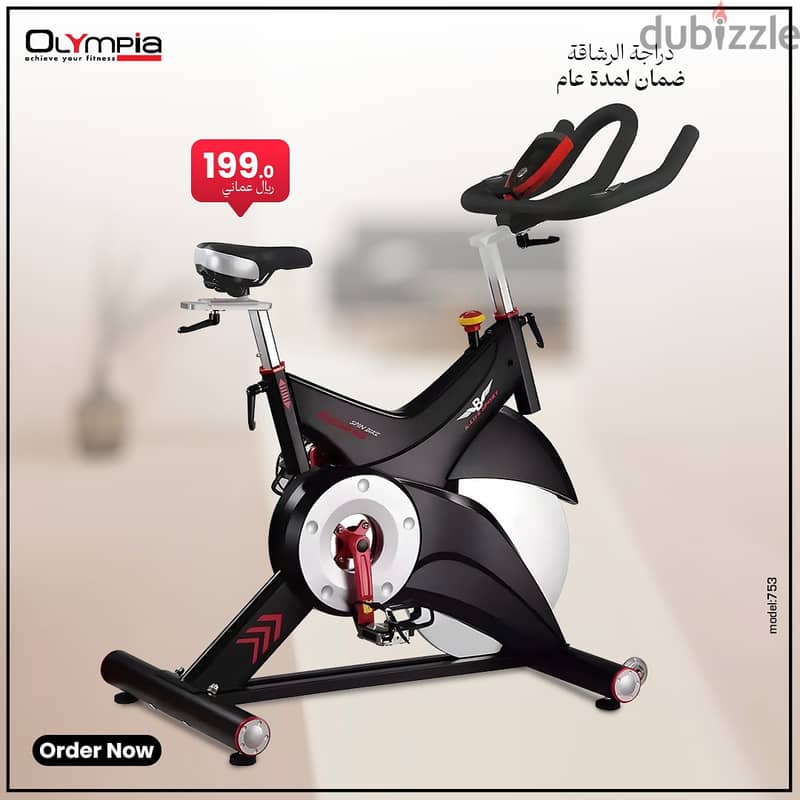 Olympia Sports Spin Bike / Indoor Cycle / Stationary Bike Offer 4