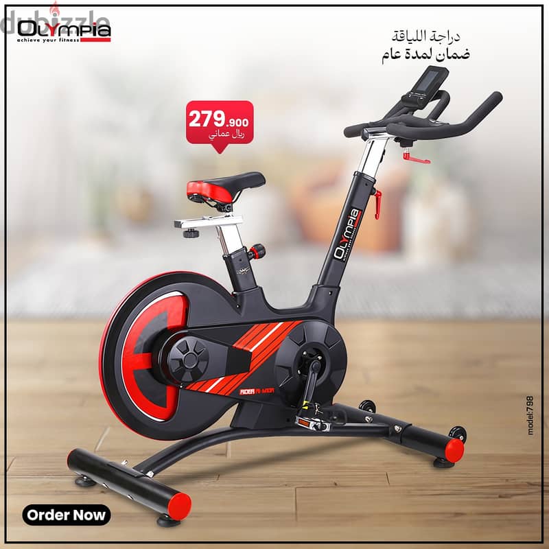 Olympia Sports Spin Bike / Indoor Cycle / Stationary Bike Offer 6
