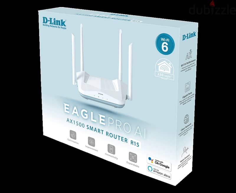 D-Link Eagle Pro A1 AX1500 Smart Router R15 Wi-Wi (Brand-New) 2