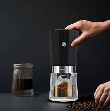 Lepresso Cordless Electric Conical Burr Grinder LPRCGRBK (Brand-New) 1