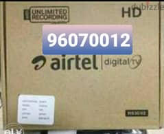 Airtel full HD Airtel receiver with subscription