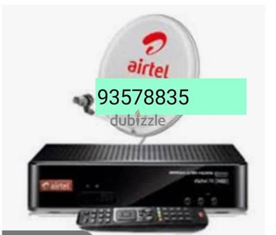 New,HD Airtel Receiver & subscription free six Months tamil