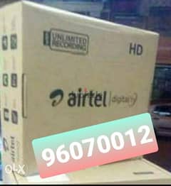New full HD Airtel receiver with subscription 0