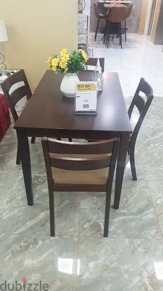 Dining Table with 4 chairs in new excellent condition only 9 month old 3