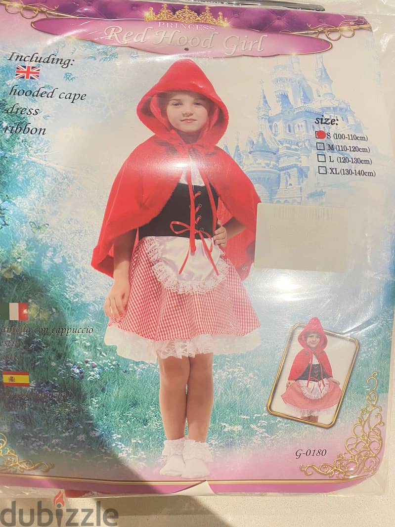 Red riding hood costume 1