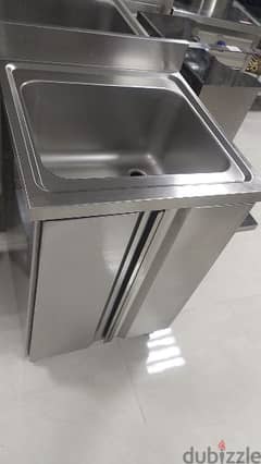 manufacturing stainless steel sink 60*60 with cabinet 0