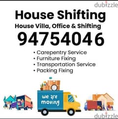 kv villa office house shifting transport loading unloading