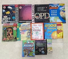 12 science and general knowledge books/large encyclopedias