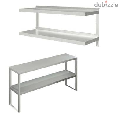 stainless steel wall shelves