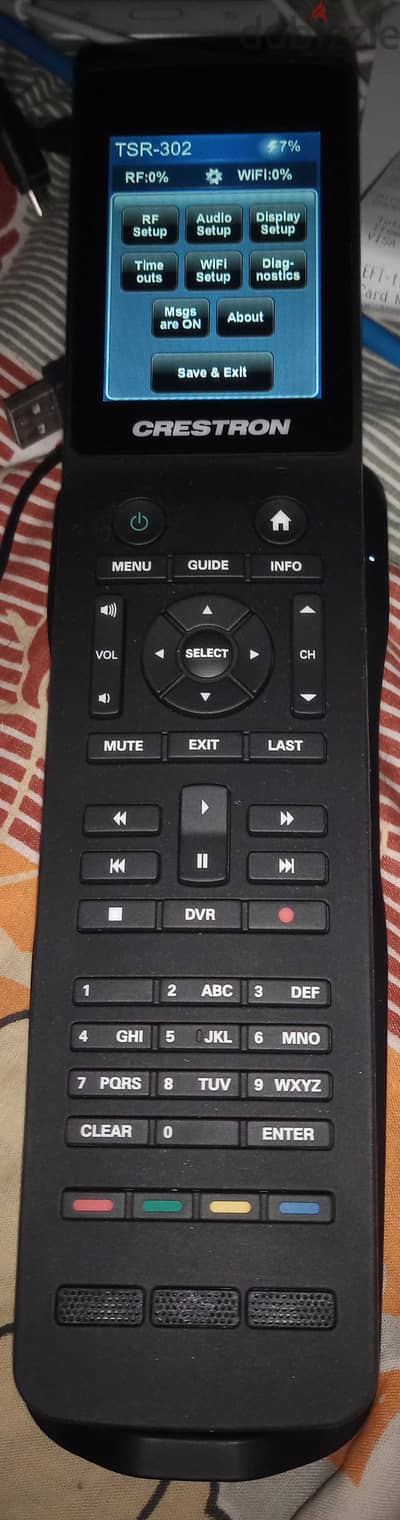 Crestron Handheld touch screen remote