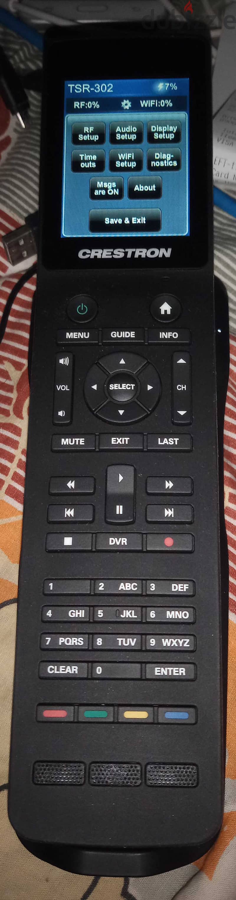 Crestron Handheld touch screen remote 0
