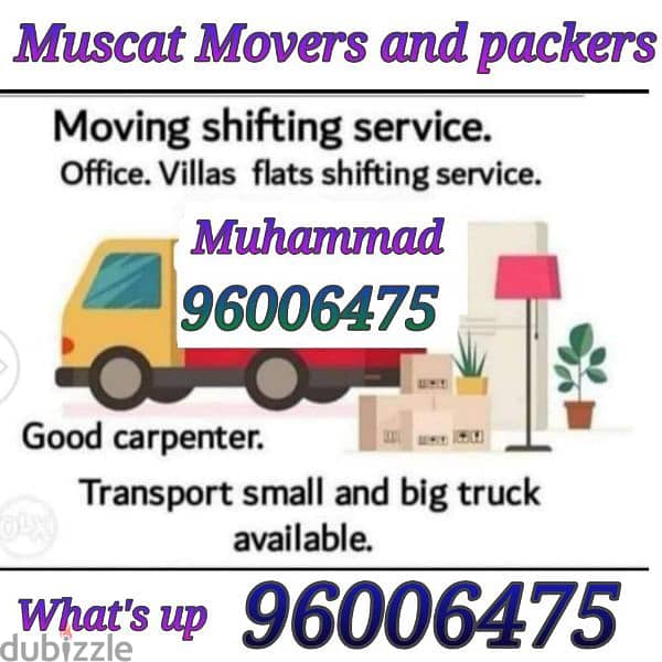 Muscat Movers and packers Transport service all xgdhskgxktskts 0