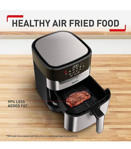 Easy Fry &Grill Digital 2-in-1,Air Fry + Grill, 8 4.2L 1550 W EY505D27 7