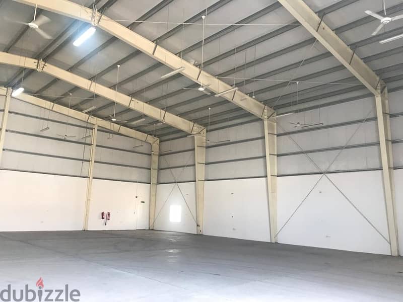 Fully fitted Warehouse located in misfah for rent 5