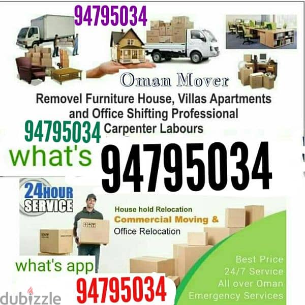 muscat movers and Packers house office shifting transport furniture 1
