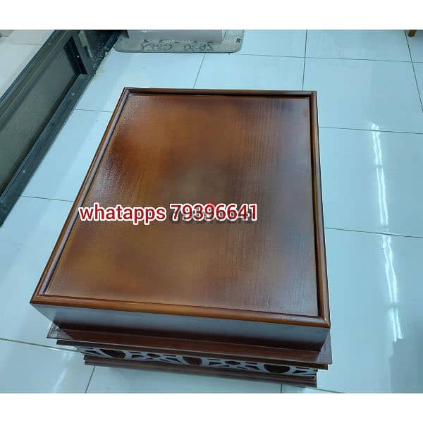 wooden centre table without delivery 1 piece 25 rial 7