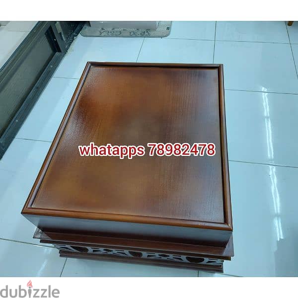 wooden centre table without delivery 1 piece 25 rial 9