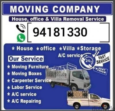 house shifting office shifting villa shifting service all over oman