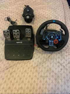 Logitech G29 steering wheel with shifter - rarely used