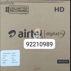 new airtel hd set top box available with 6months malyalam