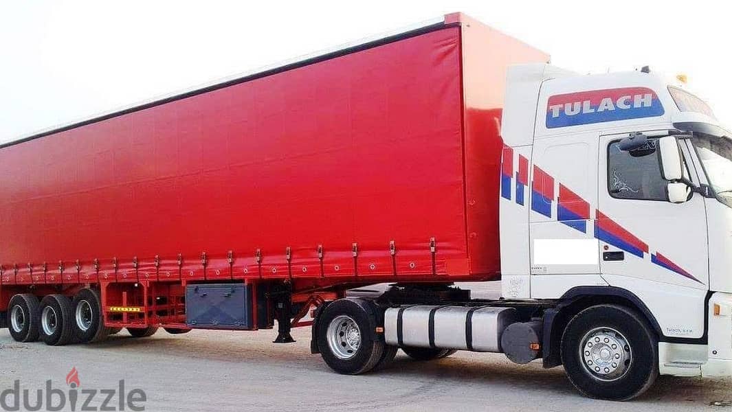 Service for Full loads from Oman to Saudi - 40ft trailers and 50ft 0