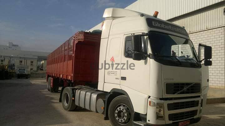 Service for Full loads from Oman to Saudi - 40ft trailers and 50ft 11