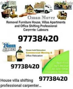 Muscat house shifting provide the professional team for House, Offic