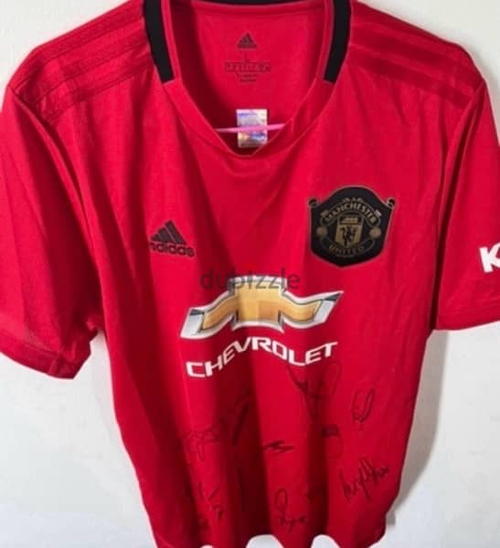 Manchester United signed jersey 1