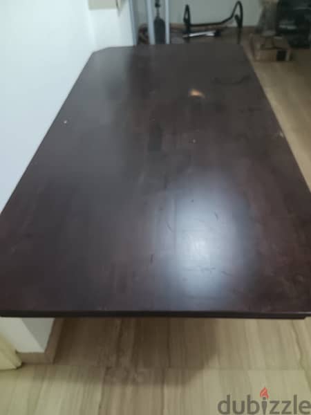 used 8 person dining table - solid wood 2