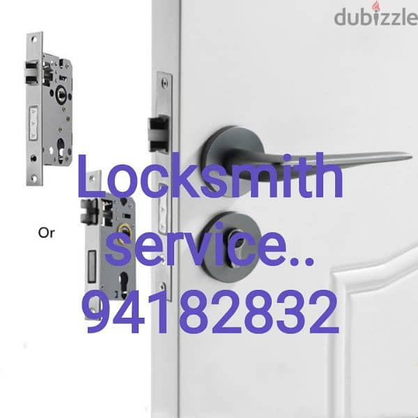 lock door related all work open and fix w/c. 97146514 0