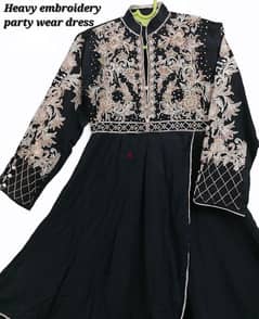 Party wear 3 pc stiched Pakistani dress