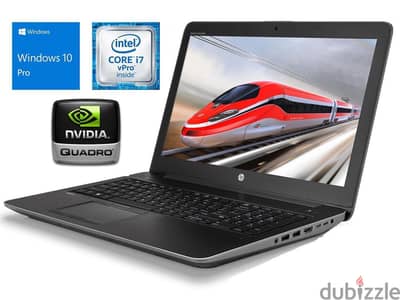 HP ZBOOK XEON 16GB RAM 512GB SSD 2GB NVIDIA GRAPHICS 15-6 INCH SCRE